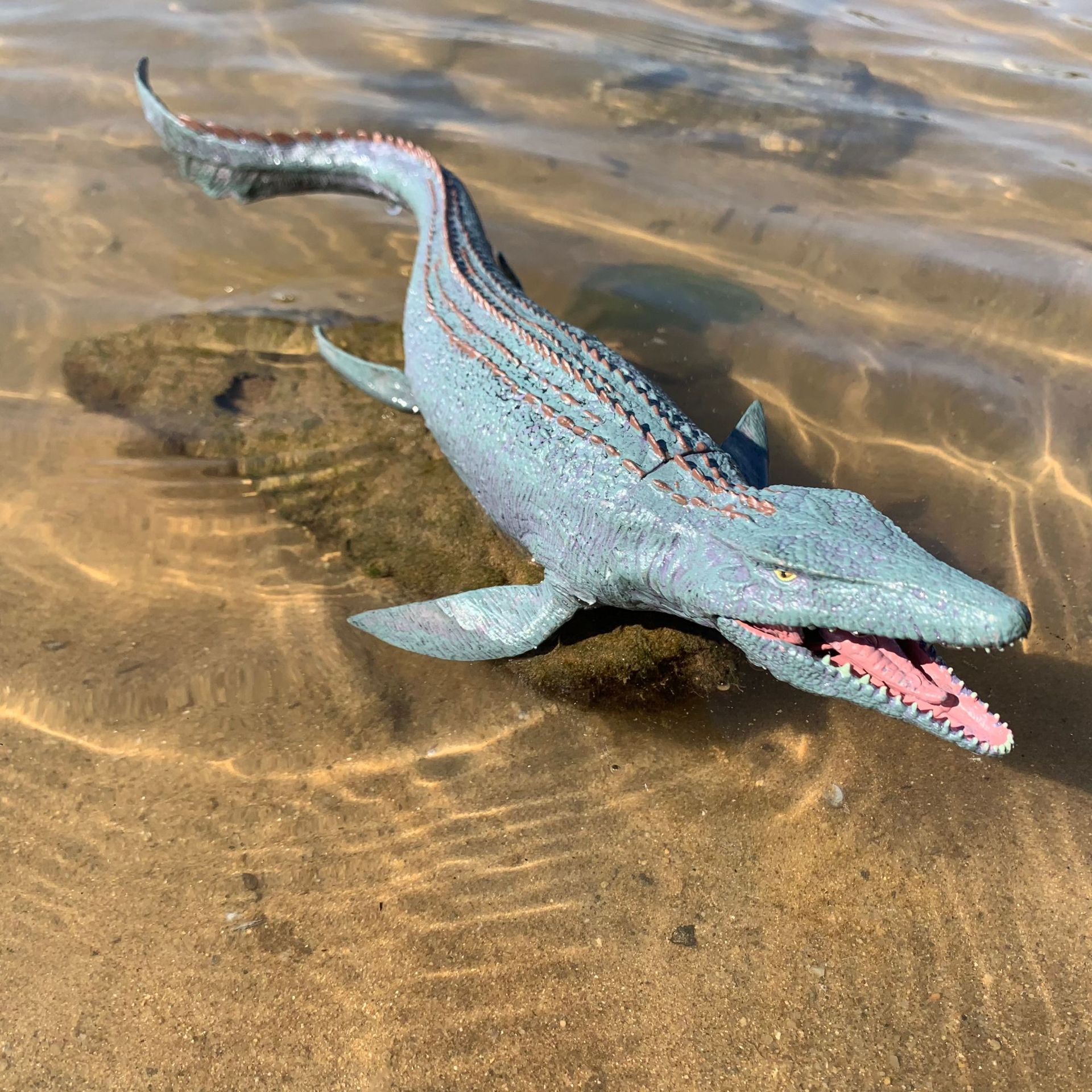 侏罗纪仿真恐龙实心模型海王沧龙新款海底恐龙静态摆件玩具批发