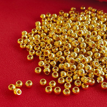 【工厂直供】足金999转运珠散珠3d硬金小金珠金豆豆电商直播引流