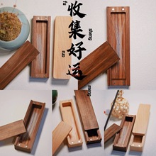 胡桃木猫咪胡须幼齿实木收纳盒收藏留念猫须宠物毛发收集纪念礼品