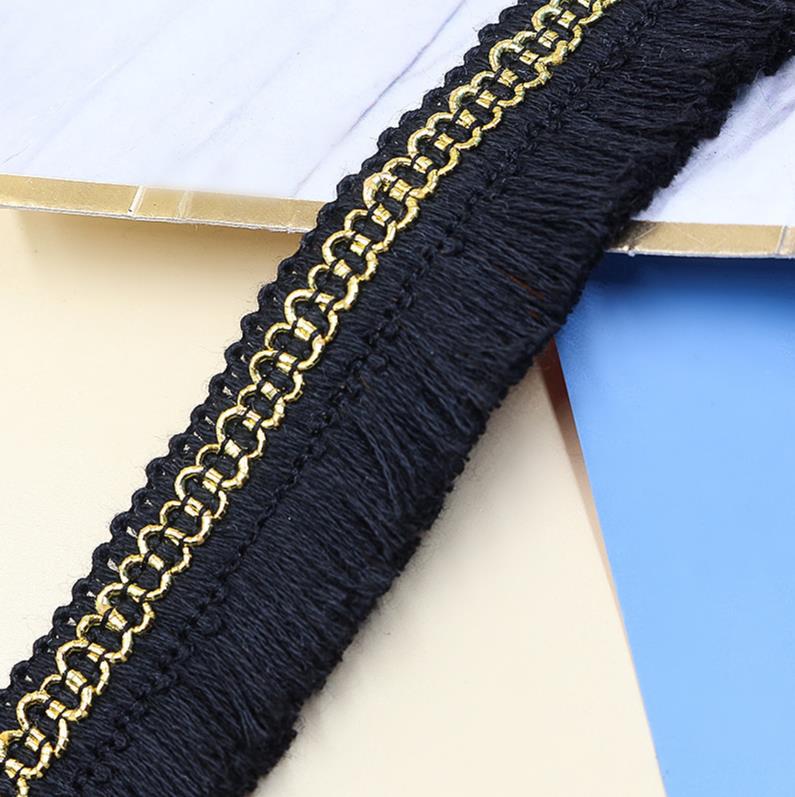 Cross-Border Direct Supply Cotton Thread Sewing Thread Tassel Fringe Lace DIY Crafts Girls' Curtain Decorative Clothing 