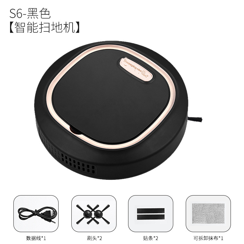 Intelligent Cleaning Robot Lazy Household Wet and Dry Cleaning Machine Automatic Mopping Machine One Piece Dropshipping