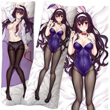 路人女主等身长抱枕卡通动漫周边双人靠枕宅男腐女二次元夹腿抱枕