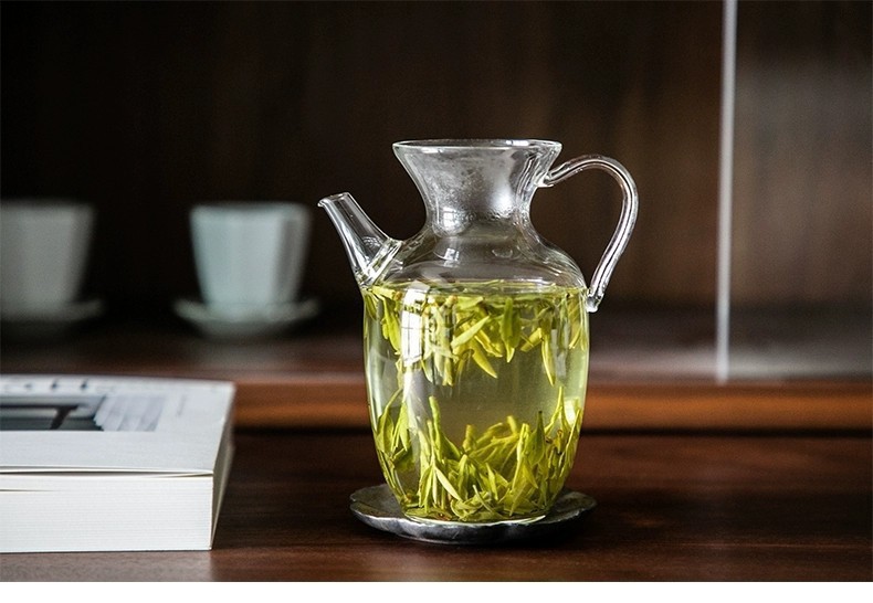 泡绿茶茶具龙井玻璃茶壶中式茶滤高硼硅普洱冲茶器家用绿茶