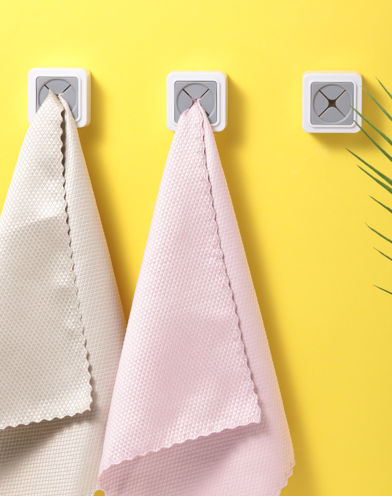 毛巾夹厨房洗碗布无痕免打孔抹布夹子家务手套挂钩毛巾收纳挂架