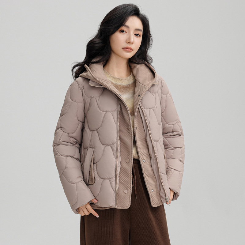 棉衣女2024冬新款女装韩版连帽加厚保暖面包服棉服棉袄外套女-阿里巴