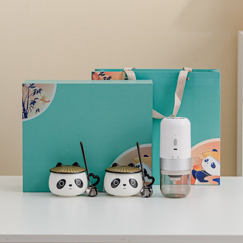 四川熊猫文创公司周年庆纪念品企业商务礼品伴手礼礼盒实用送员工-阿