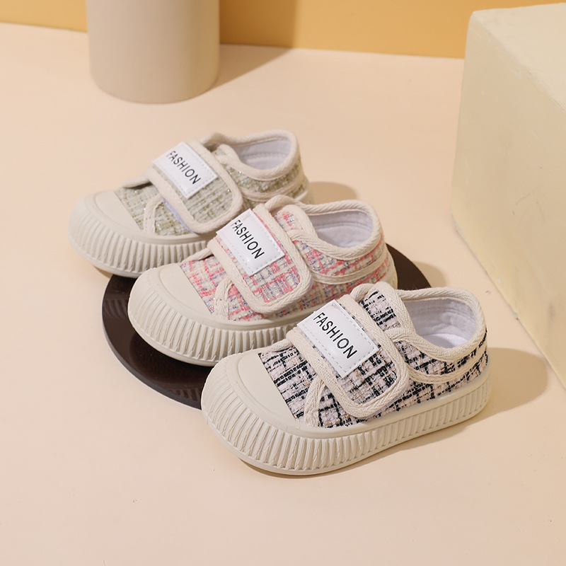 girls‘ shoes 2023 spring and autumn new children‘s canvas shoes children fashion shoes male baby soft bottom toddler shoes