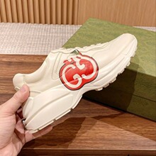 gucci/古驰经典款老爹鞋男女同款爱心印花厚底鞋巴黎萌猫正品代购