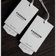 制作原创棉卡吊牌印刷免费设计高端服装名片通用现货售后卡批发