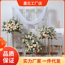 新款几何路引玫瑰花球婚礼现场布置引路花橱窗背景派对装饰花