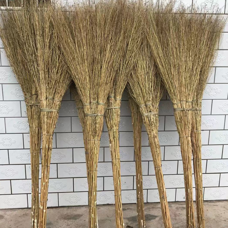 铁扫把铁扫帚植物编织纯属手工工厂车间专用农村家用笤帚户外庭院