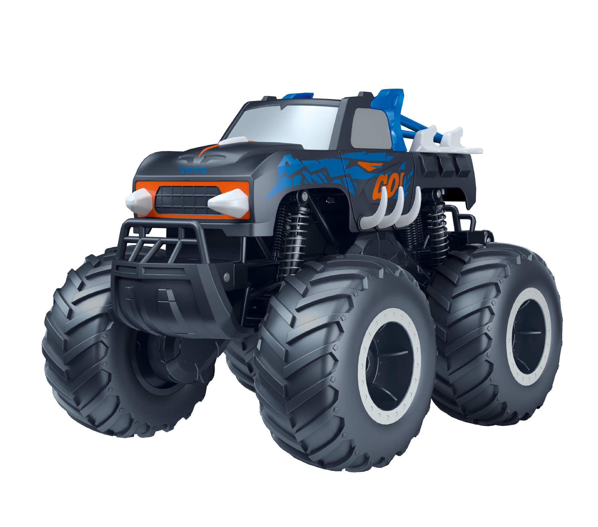 跨境新品1:16大轮水陆两用攀爬越野遥控车360度旋转多功能汽车