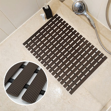 新款橡胶底背PVC浴室防滑地垫淋浴洗澡隔水垫家用 防滑浴室垫
