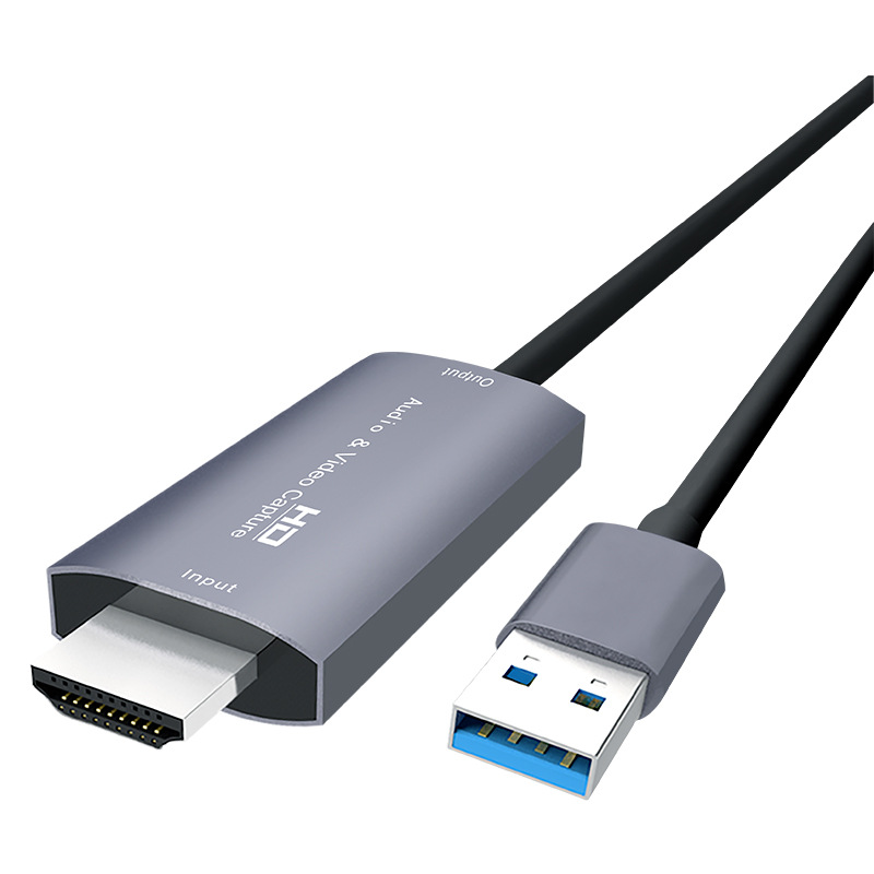 hdmi 转usb3.0音视频采集器2米obs游戏视频4k高清录制采集捕捉卡