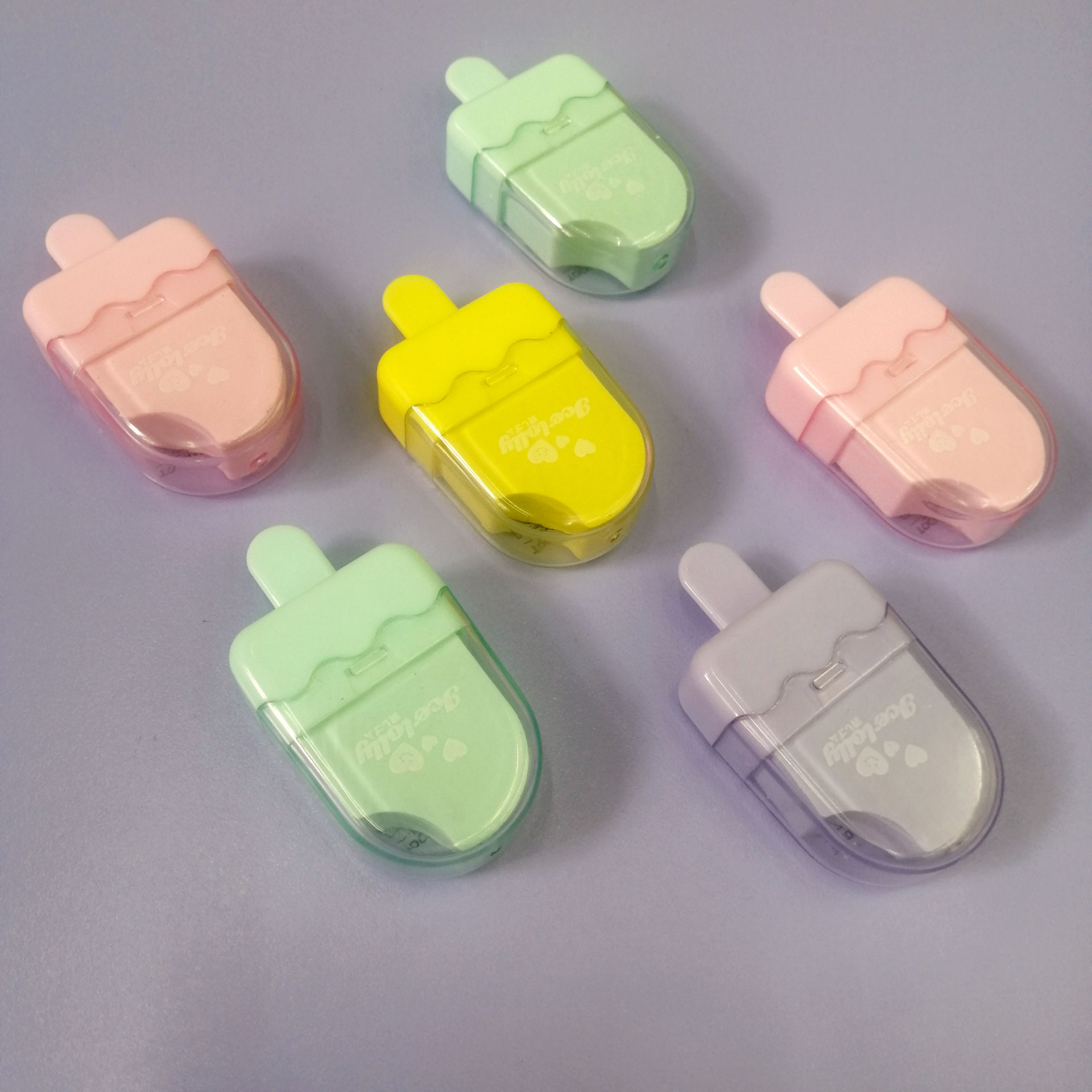 图强创意可爱果冻棒冰卡通橡皮擦无屑冰淇淋学生橡皮学习用品文具