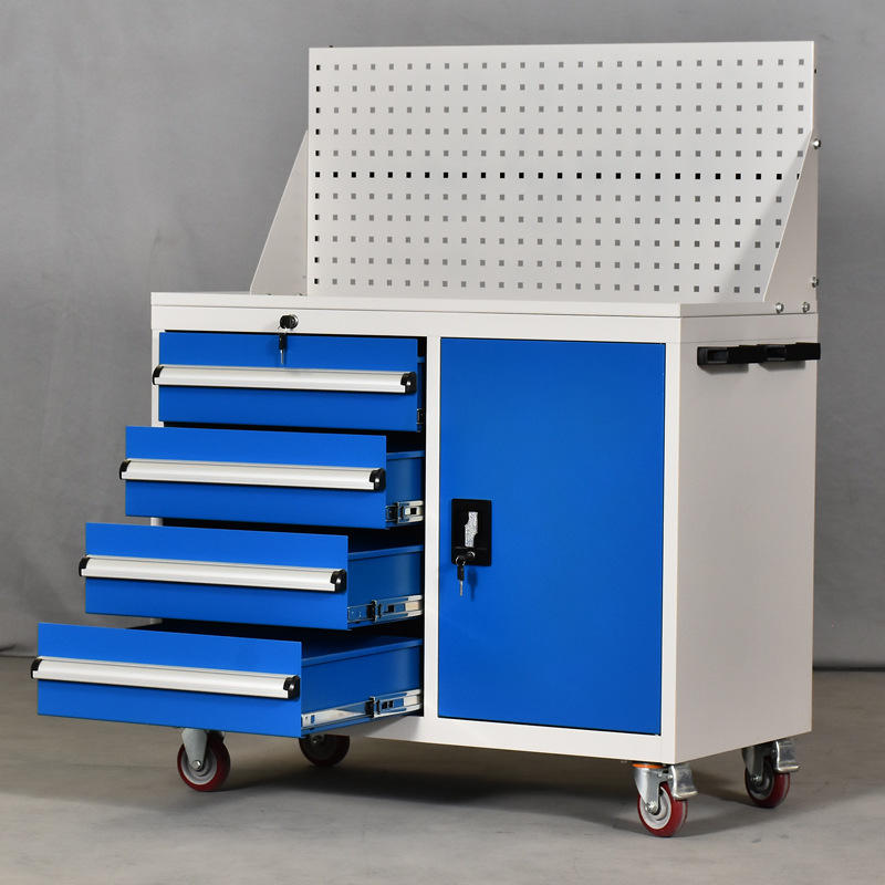 重型五金工具柜移动汽修工具车车间工具收纳箱静音抽屉组合工具柜