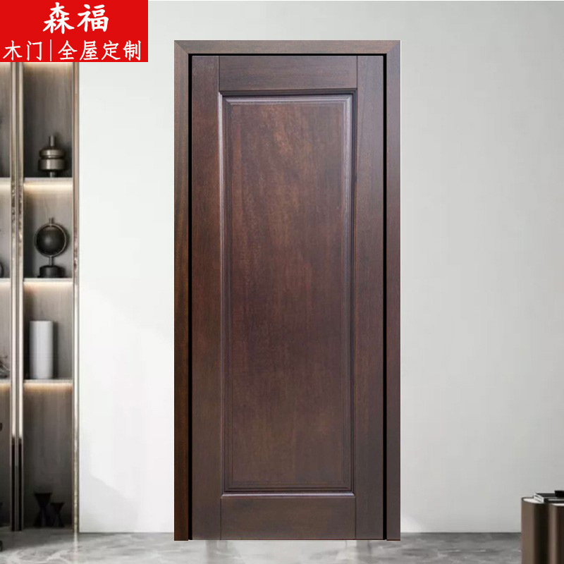 橡胶木纯实木门原木门套装门卧室门静音门烤漆门卫生间门全屋