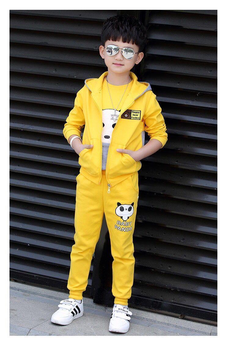 童装男童秋装套装三件套2020新款4儿童春秋季5小男孩6运动衣服7岁