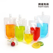 drink pouch with spout packaging Beverage Bag With plastic