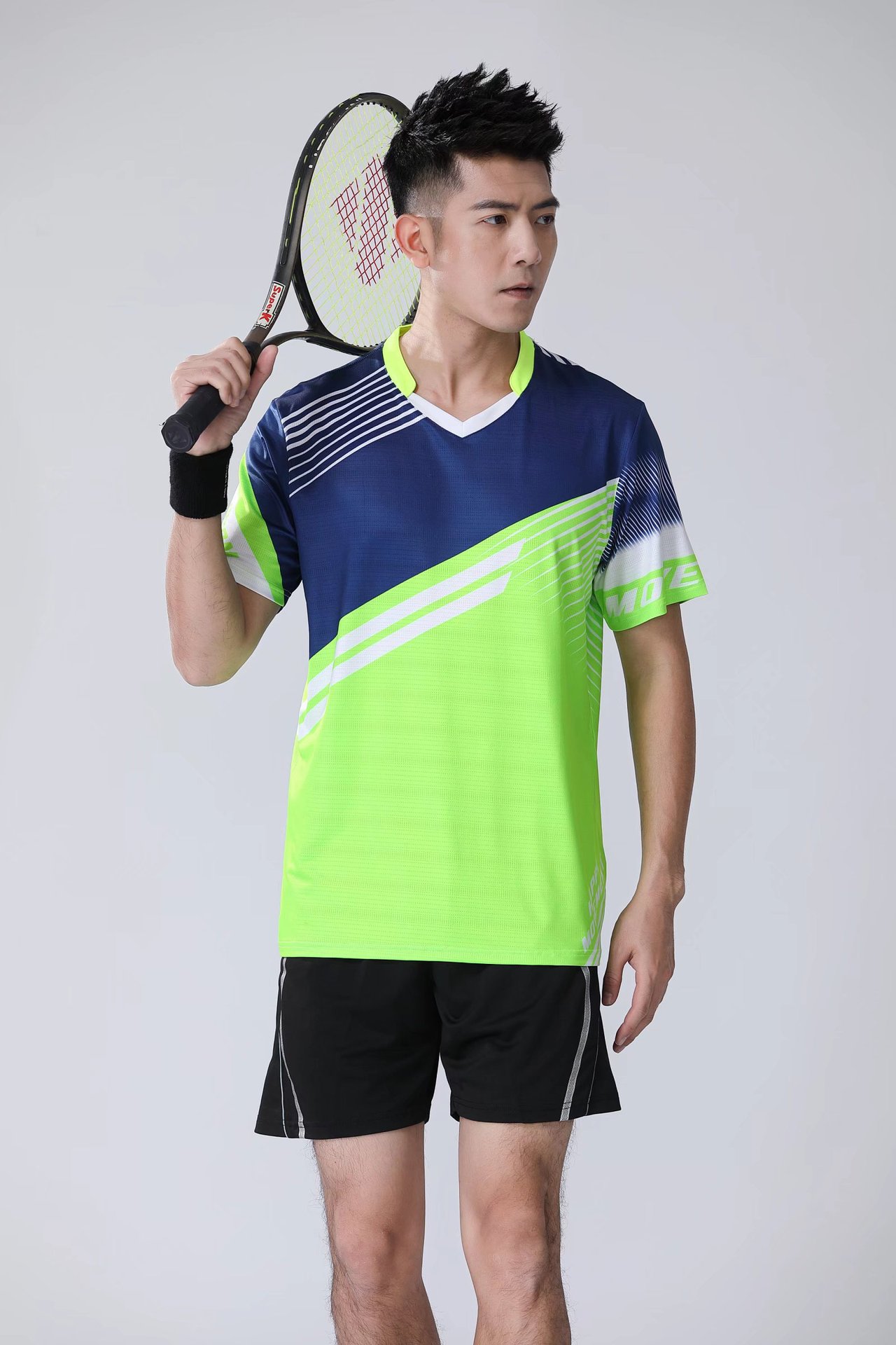 羽毛球服圆领男女夏季短袖裙速干运动训练比赛队服兵乓网球衣定z