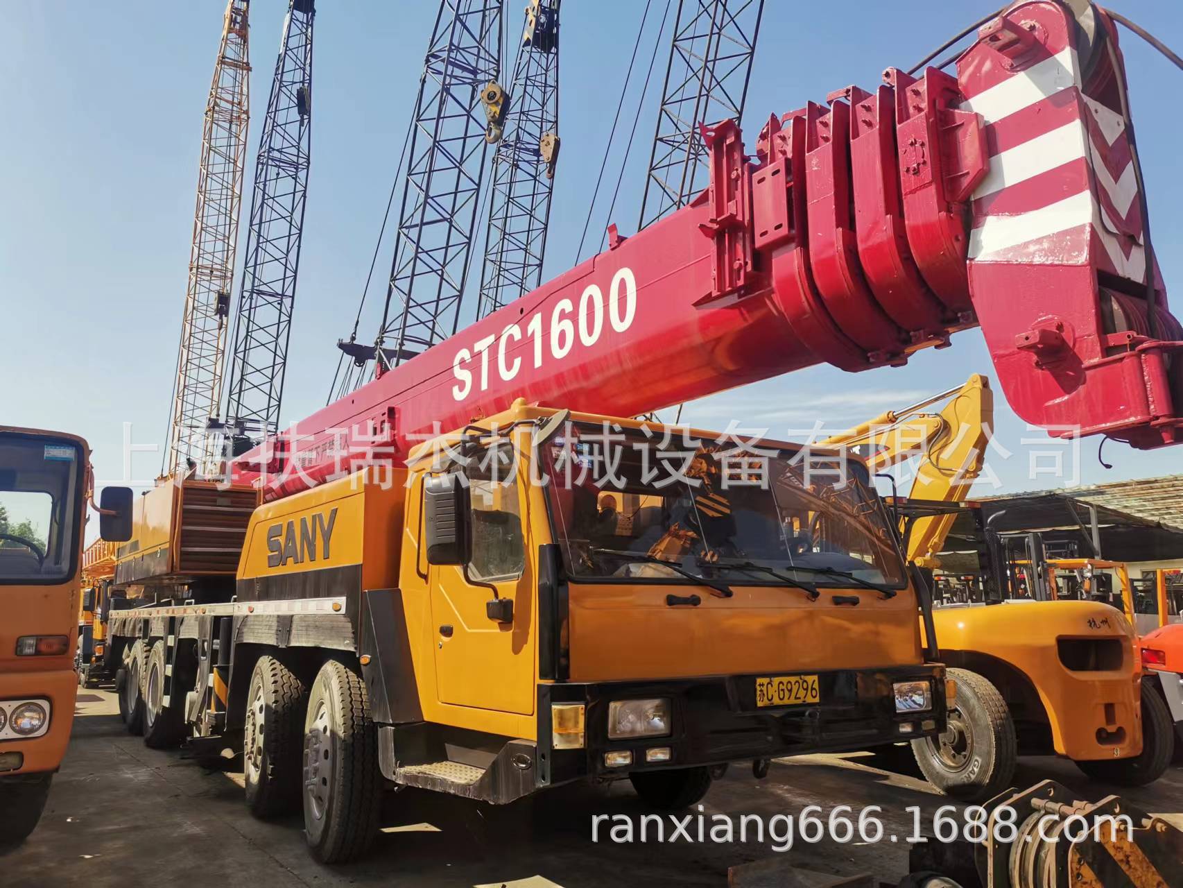 三一160吨二手吊车 sanystc1600 吊机起重机汽车吊