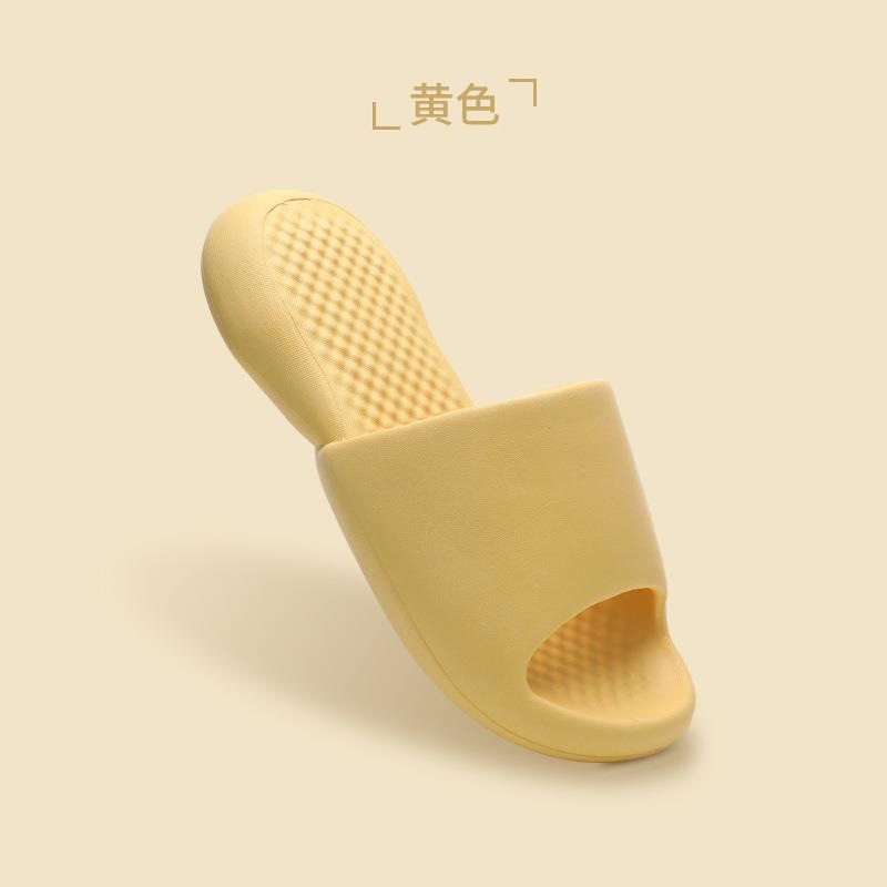 Sister Lang's Same Style 2068 Bread Slippers Soft Bottom Eva Slippers for Women Summer Couple Bathroom Bath Sandals.