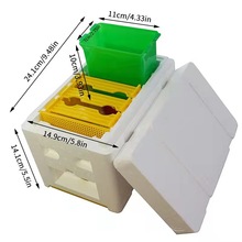 养蜂工具泡沫育王蜂箱 蜜蜂交尾箱 蜂王交尾授粉箱