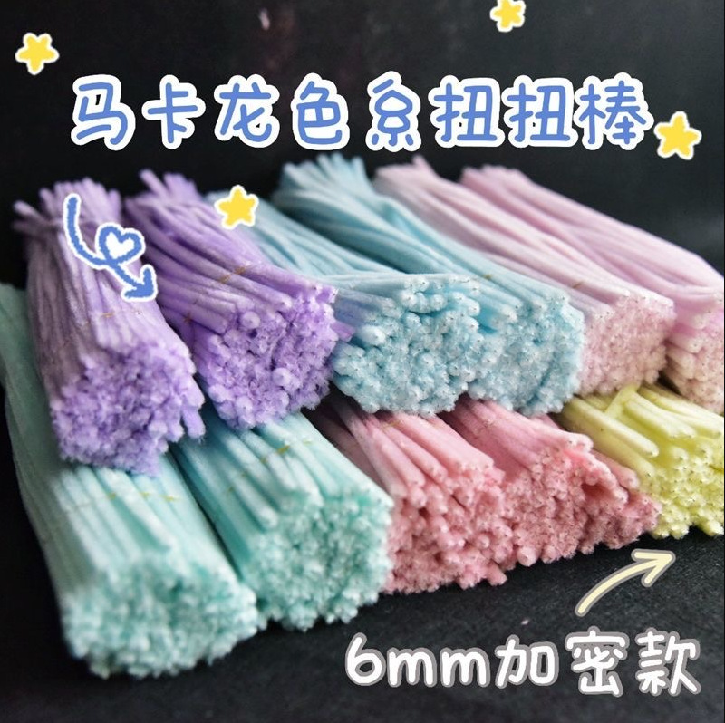 Free Tutorial Macaron Twisted Stick Dinosaur Diy Material Package Bouquet Hair Band Hair Root Dragon Child Handmade Children