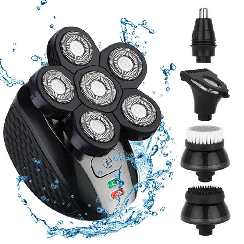 电动剃须刀自助理发光头神器光头机成人剃光头电推剪六刀头刮胡刀