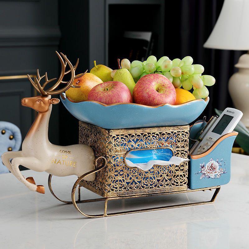 Creative Lucky Deer Large Fruit Plate