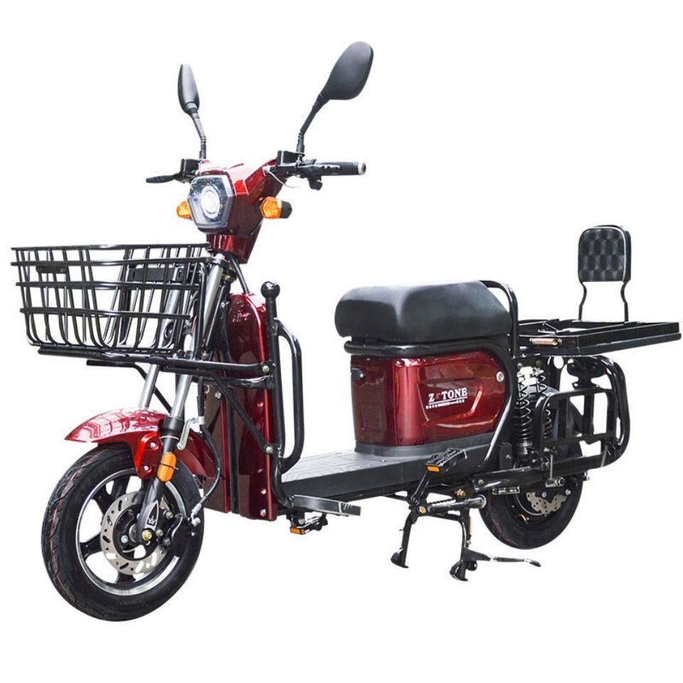 新国标外卖电动车长跑王60v72v美团饿了么送餐载重王电瓶车可上牌