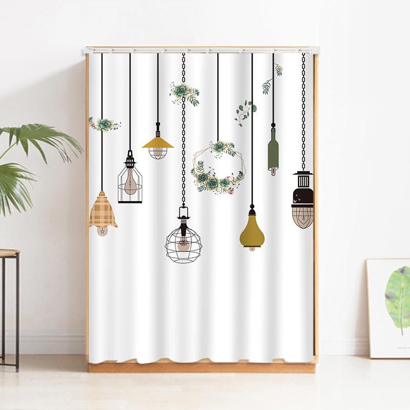 衣柜遮挡帘柜子防尘帘衣帽间门帘帘子遮挡杂物鞋柜书柜遮丑帘拉帘