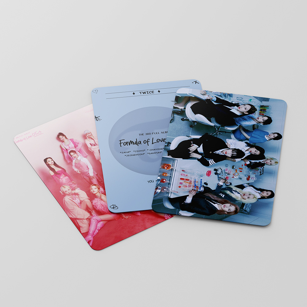 twice lomo卡 54张明星海报照片收藏卡片 faste of love专辑周边