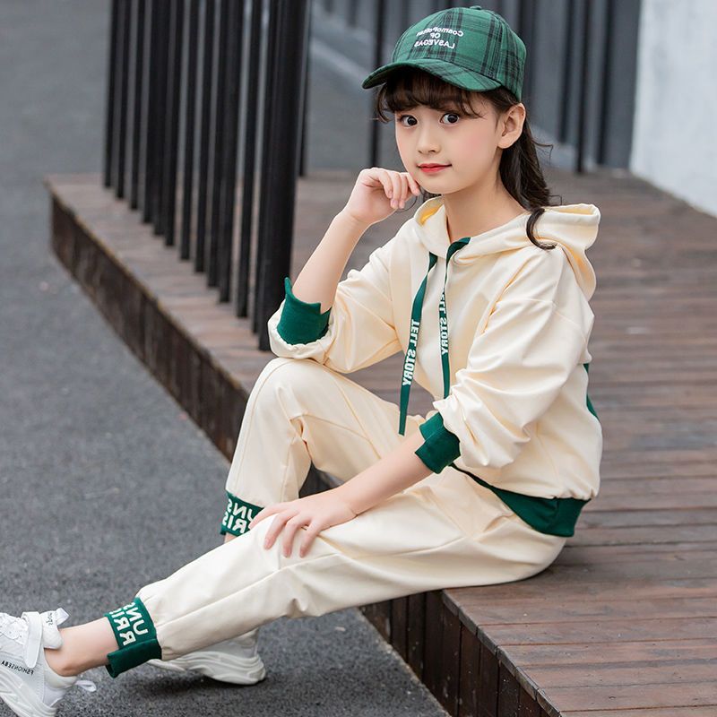 12岁女童春装套装图片