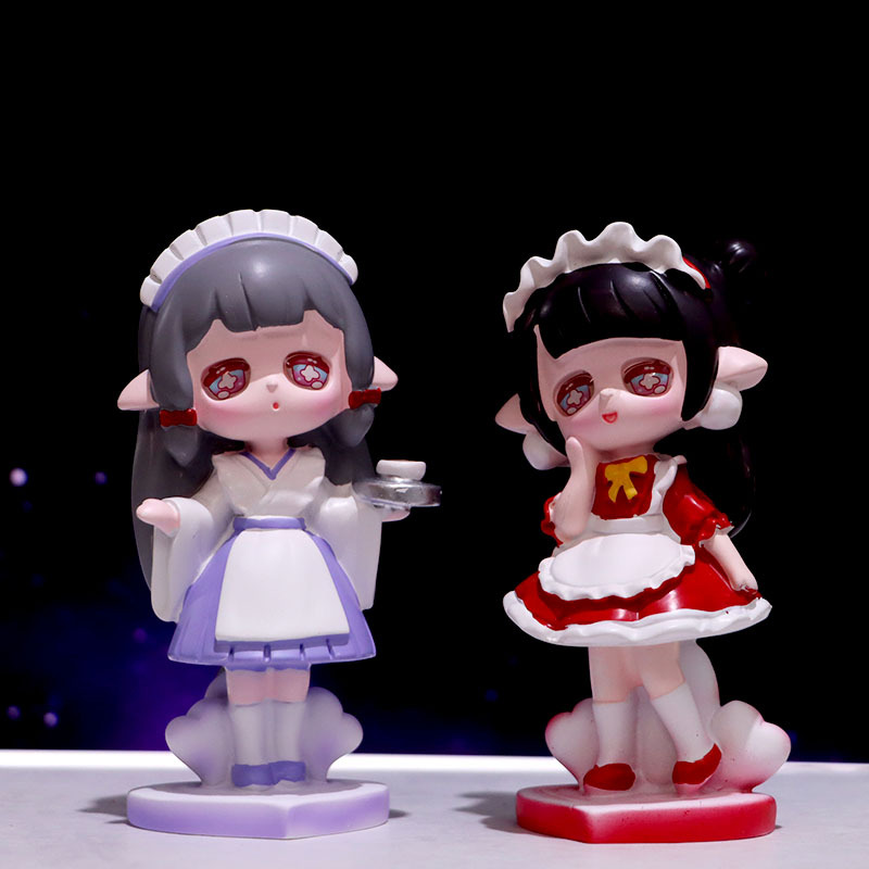 日式女仆咖啡厅盲盒剧本杀创意玩具正品潮玩小礼品摆件生日礼物