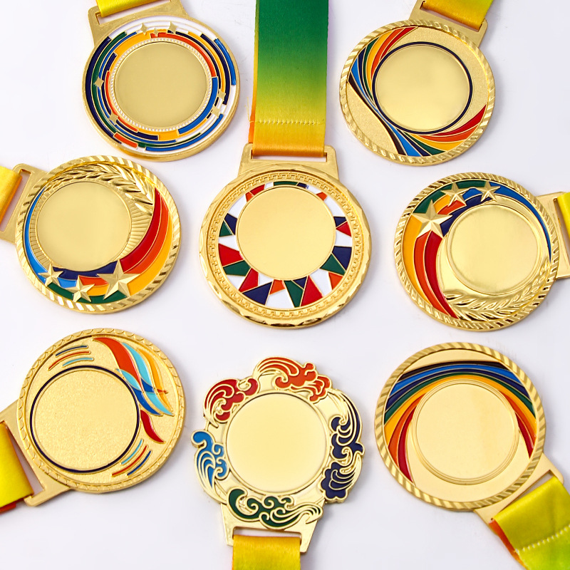 通用款运动会金属奖牌挂牌马拉松运动会金属奖牌铜牌通用儿童奖牌