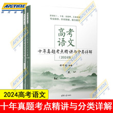 2024年高考语文十年真题考点精讲与分类详解 谢明波 高考真题10年 高考语文真题 高中教辅书 高考语文 现代文阅读作文 清华大学