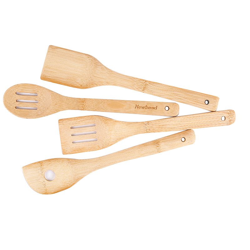 Wooden Spoon Good-looking Wholesale Non-Stick Pan Spatula Bamboo Spatula Factory Logo Wholesale