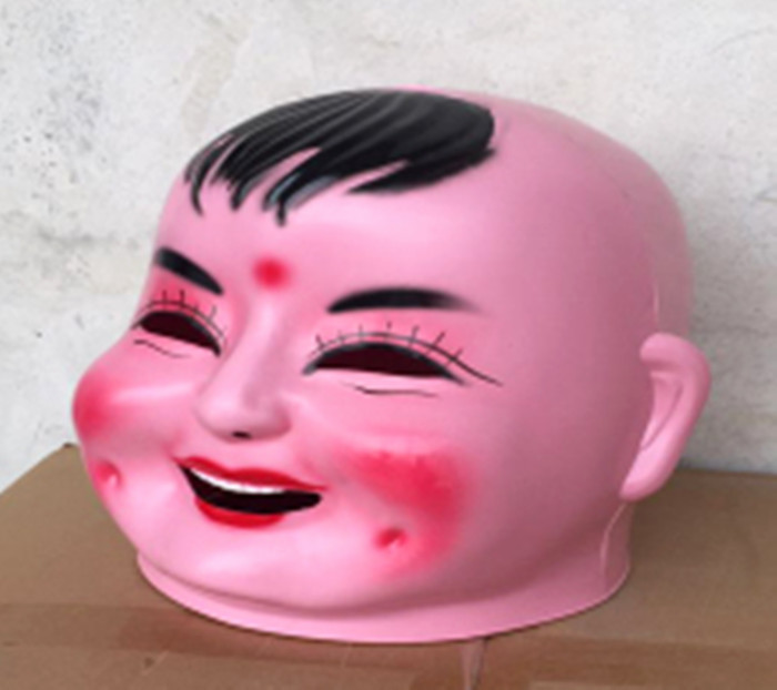 大头娃娃道具集市赶集娃娃男孩女孩头套秧歌戏剧用品舞龙旱船道具