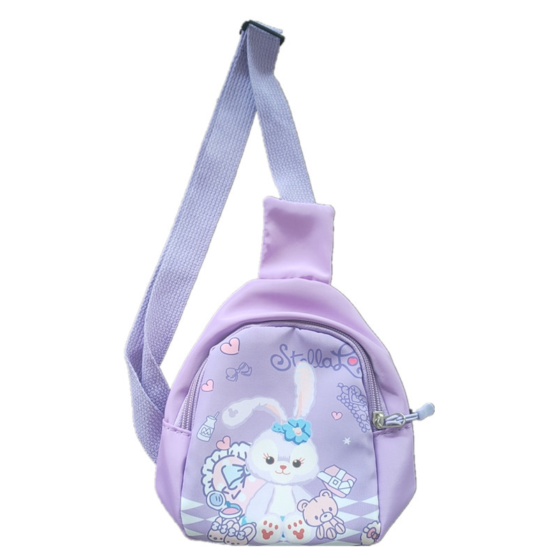 Children's Bag Wholesale Fashion Letters Girls' Chest Bag Leisure Sports Boys' Shoulder Bag All-Match Messenger Bag