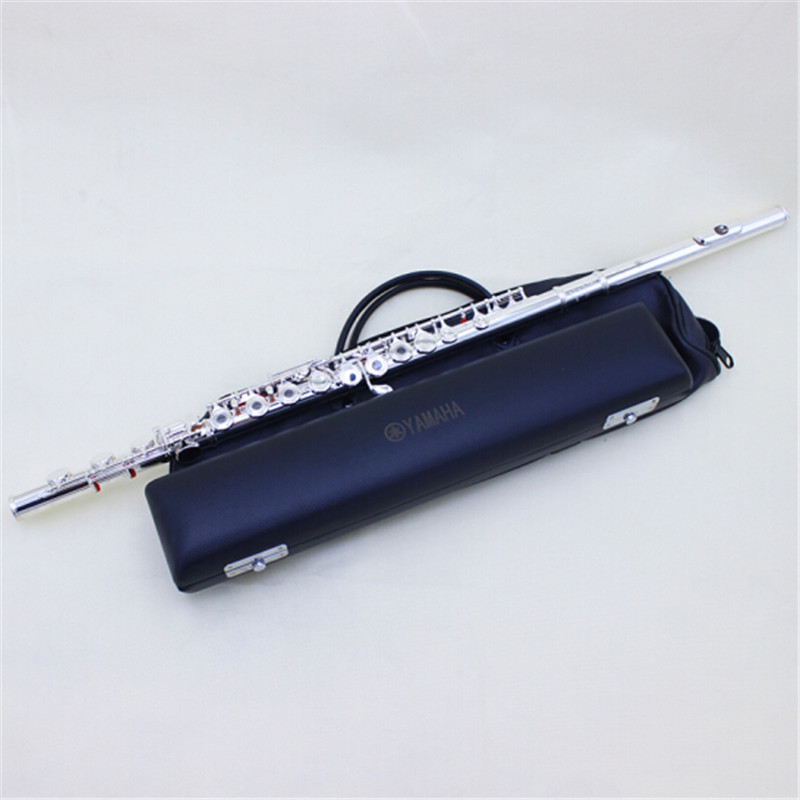 yamaha/雅马哈 yfl-472h 长笛乐器c调银质 17孔开闭两用晋级款