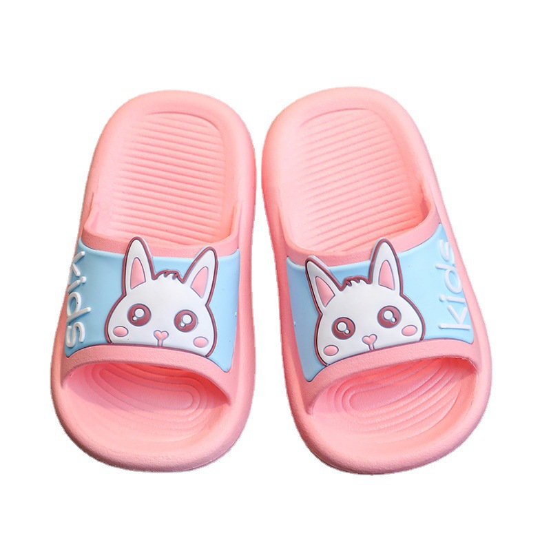 Children's Slippers Summer Trending Cartoon Cute Thickening Non-Slip Soft Bottom Home Children Baby's Bathroom Sandals