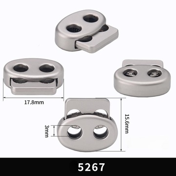 椭圆型猪鼻扣工装夹克休闲冲锋衣羽绒服棉服裤子金属弹簧扣批发