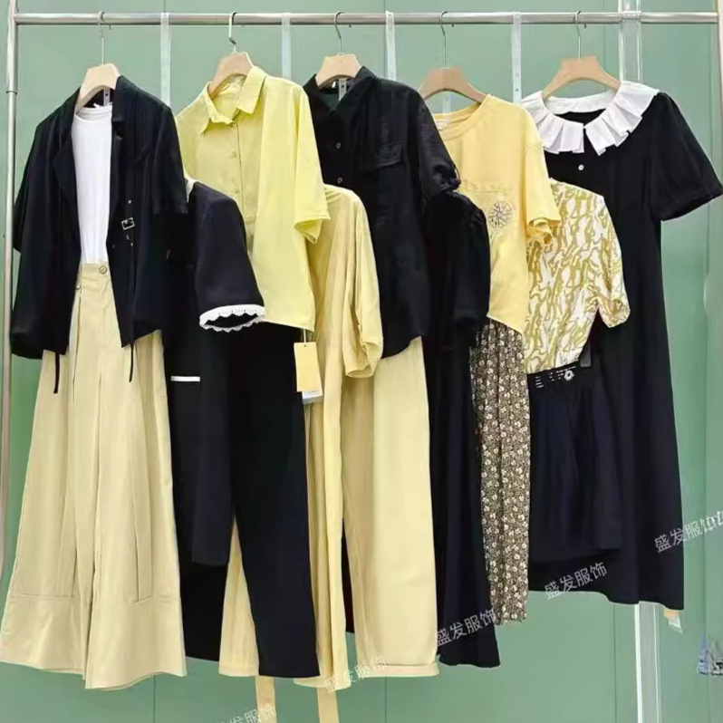 欧丝蒂雅文 24春夏杭州四季青品牌折扣女装 专柜尾货直播实体走份