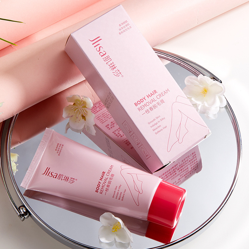 肌琳莎一枝春脱毛膏60g 夏季腋下身体脱毛去毛膏温和不刺激可代发