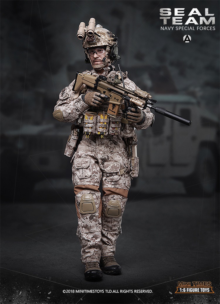 现货mini times toys 1/6男兵人 mt m012 美军海豹特种部队