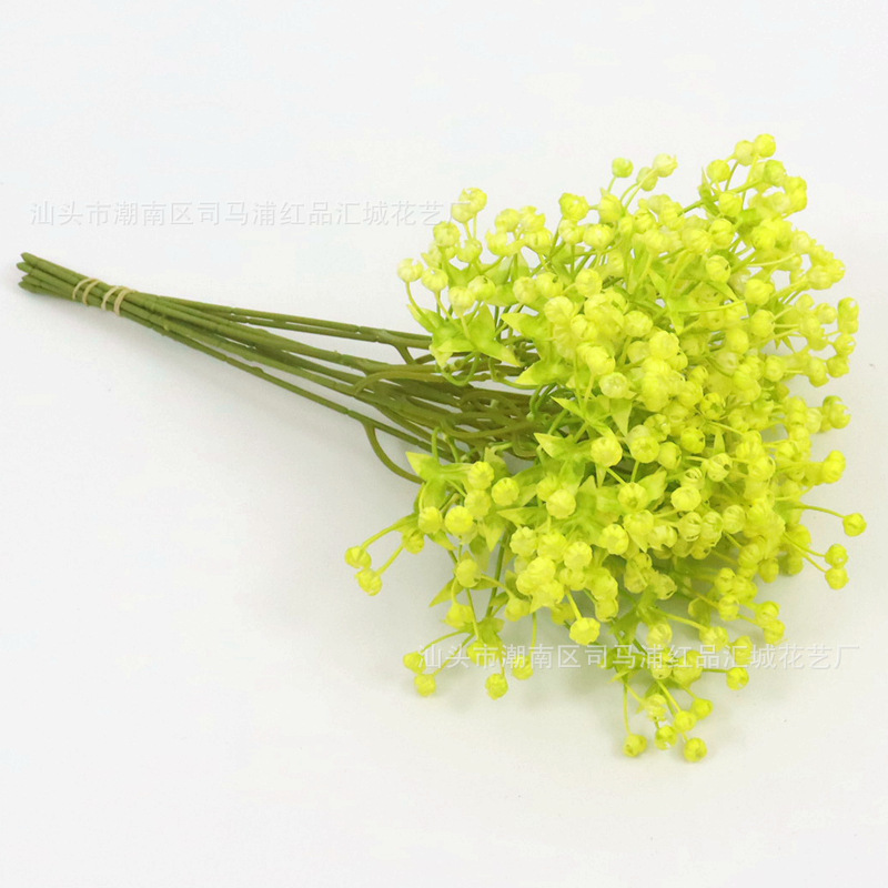 Single Starry Bud Wedding in Bridal Bouquet Cross-Border Home Simulation Plant Artificial Fake Flower and Plastic Flower Bunches