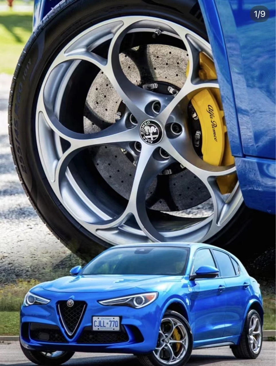 锻造轮毂适配罗密欧suv纽博格林1920寸四叶草stelvio giulia