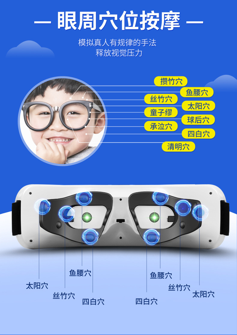 贝茨护眼仪眼部按摩器儿童学生散光弱视近视训练仪眼保仪厂家批发