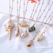 Hot 2019 Bohemia Conch Shells Necklace Sea Beach Shell